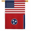 Guarderia 28 x 40 in. USA Tennessee American State Vertical House Flag with Double-Sided Banner Garden GU4074980